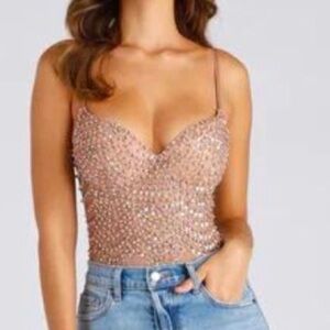 Windsor Bodysuit Rose Gold NWT